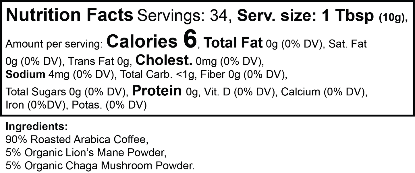 The CORE Vitality Mushroom Coffee (Medium Roast)